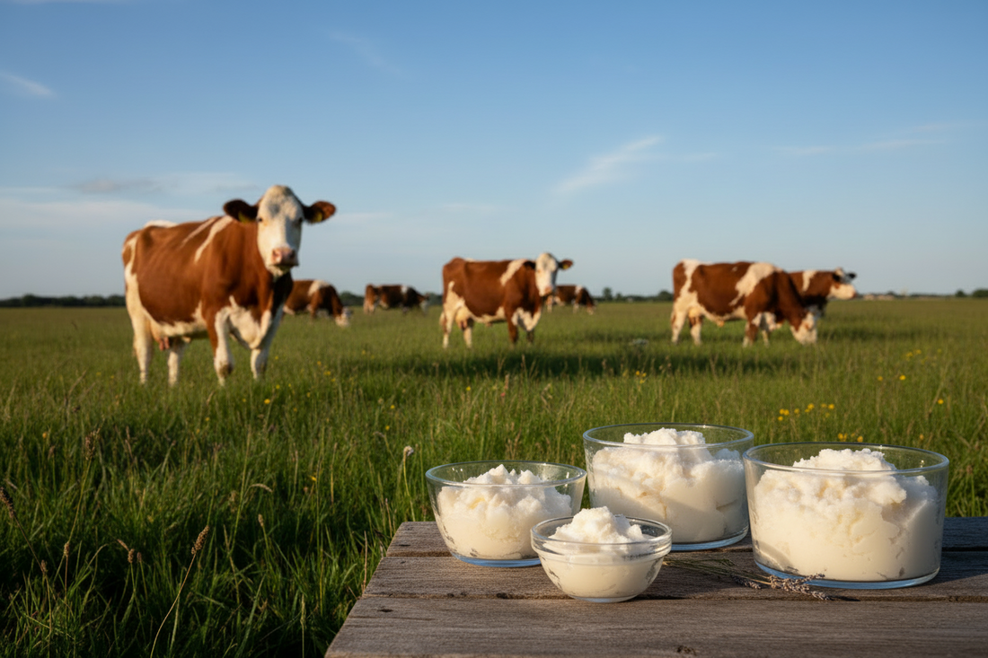 Showing where beef tallow comes from
