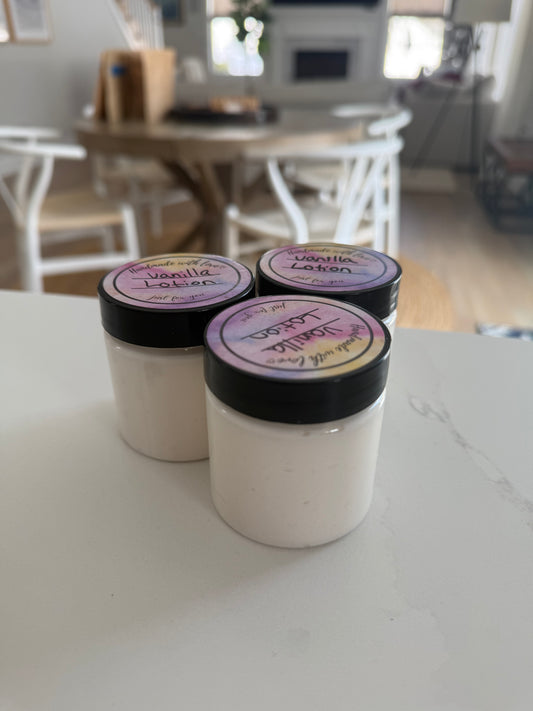 Grass-Fed Tallow and Vanilla Lotion