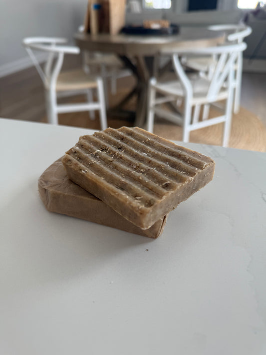 Grass-Fed Tallow & Vanilla Oatmeal Soap